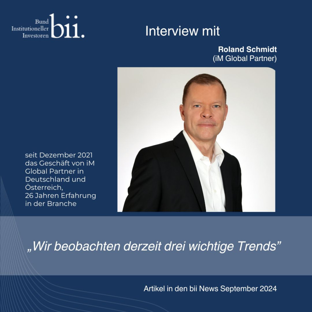 Interview mit Roland Schmidt
 

Infrastrukturprojekte können für das Erreichen der globalen Klimaziele und für mehr Nachhaltigkeit von zentraler Bedeutung sein. Insbesondere die Bereitstellung von Fremdkapital kann dazu beitragen, den erforderlichen Wandel zu unterstützen. Bis 2050 gibt es schätzungsweise Investitionsmöglichkeiten von 10 Billionen Euro im Infrastrukturbereich für die Transformation des europäischen Energiesystems auf Netto-Null.