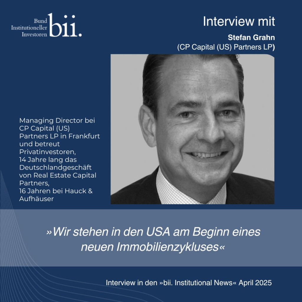 Wie ist die Enstehungsgeschichte von CP Capital und welche Strategie verfolgen Sie?
Gegründet wurden wir im Jahr 1989 in New York. Seitdem haben wir für vermögende Familien und institutionelle Investoren aus Deutschland und der Schweiz im US-Immobilienmarkt über 16 Miliarden US-Dollar in bisher über 70.000 Wohneinheiten investiert.